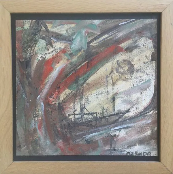 Illustration numéro 5 du produit Composition à la gouache et aquarelle de François OZENDA,1923-1976