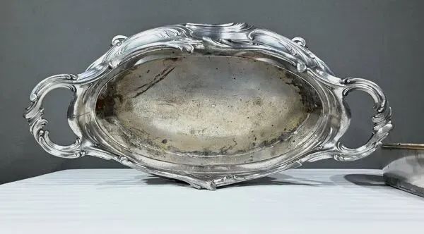 Illustration numéro 5 du produit Jardinière en Bronze argenté, Victor Saglier, Art Nouveau – Fin XIXème