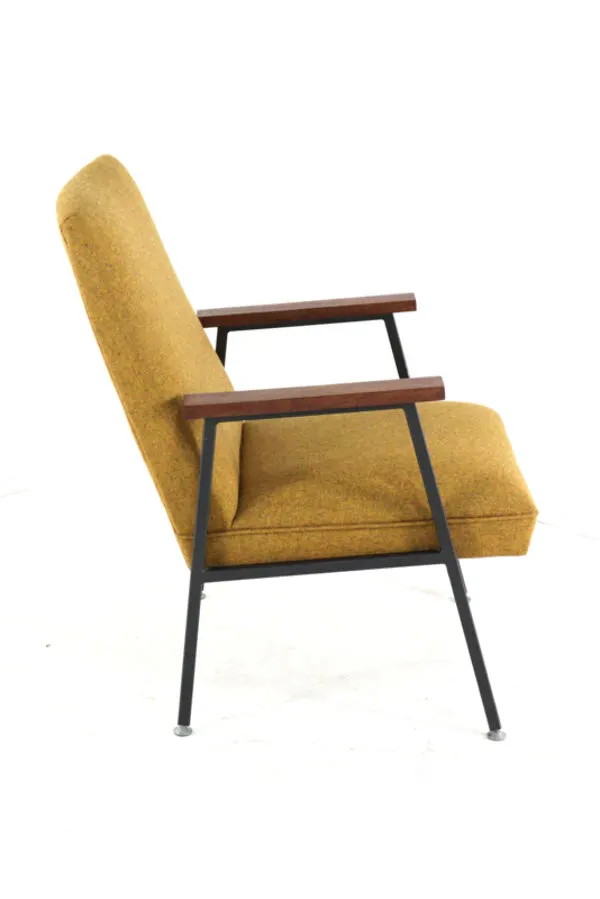 Illustration numéro 5 du produit Fauteuil Gispen 'Genie'   plus de pièces en stock - nouveau revêtement - restauré