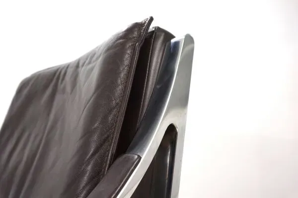 Illustration numéro 5 du produit Fauteuil en cuir Knoll Art Collection par Rudolf B. Glatzel, 1970