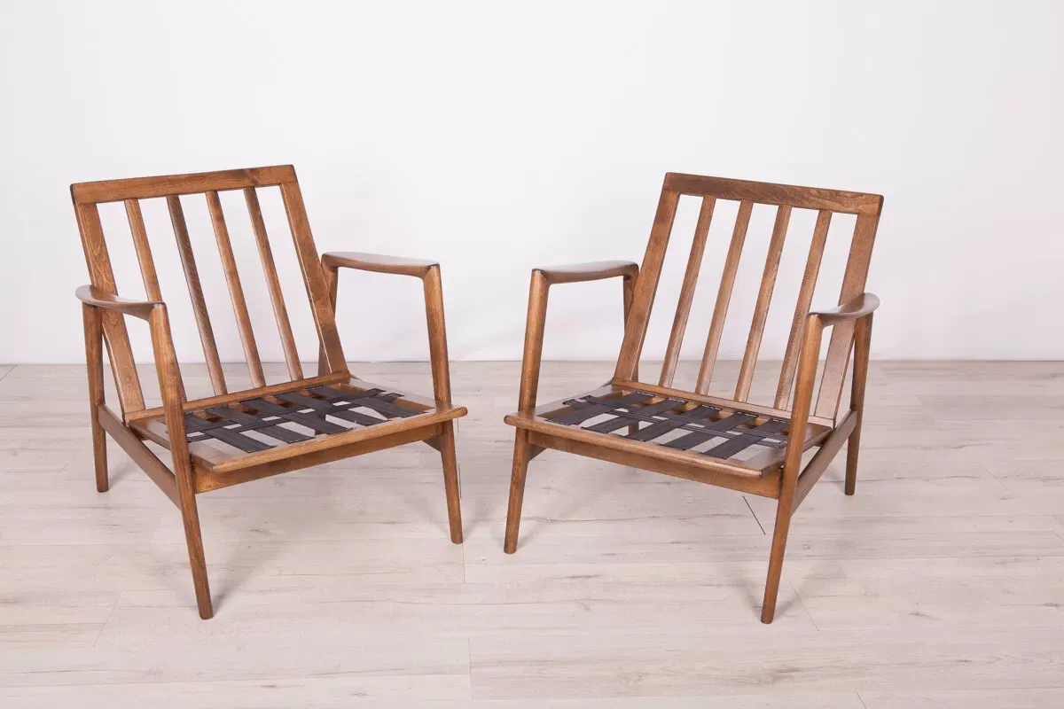Illustration numéro 5 du produit Fauteuils modèle 300-139 de Swarzędzka, années 1960