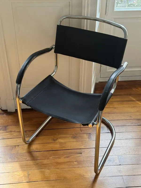Illustration numéro 5 du produit Chaise cantilever style Marcel Breuer