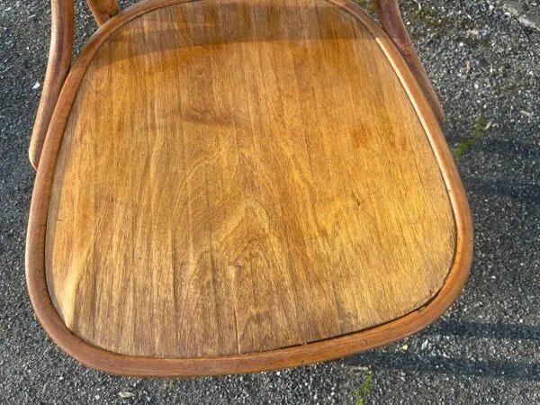 Illustration numéro 5 du produit Fauteuil de Bureau Baumann Vintage - Bois Courbé Style Bistrot - Année