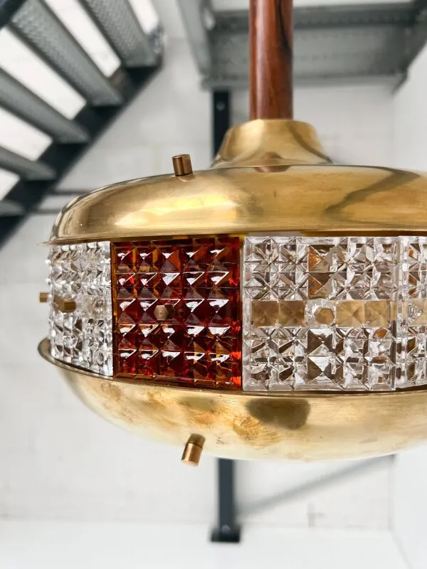 Illustration numéro 5 du produit Lampe de plafond Space Age par Örsjö Industri, années 1960.