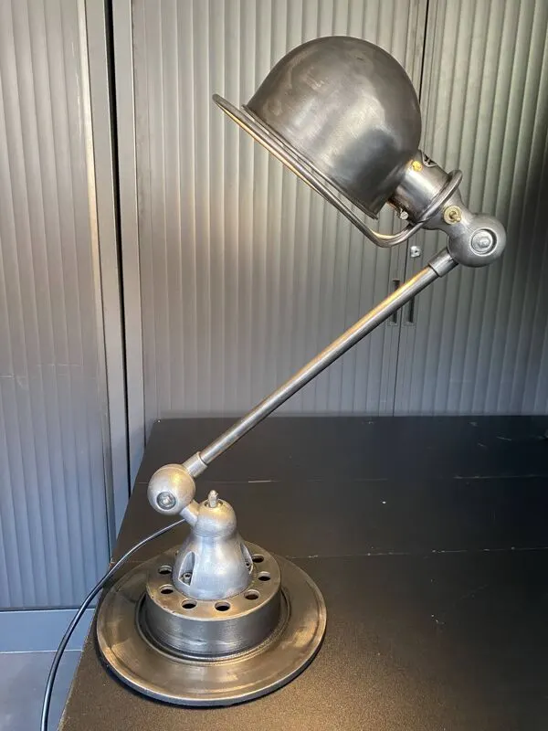 Illustration numéro 5 du produit Lampe jieldé 1 bras patine graphite industriel vintage