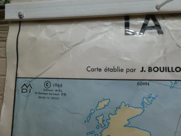 Illustration numéro 5 du produit Carte d'école vintage MDI La guerre de 1914-1918 -N2