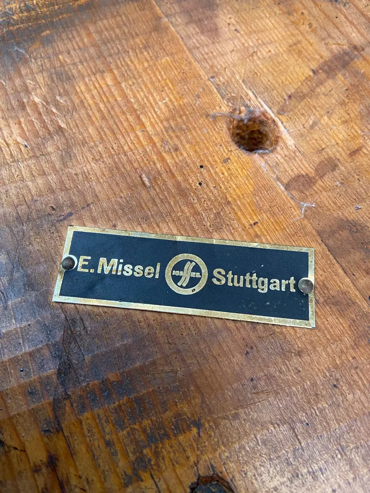 Illustration numéro 5 du produit Tabouret industriel vintage