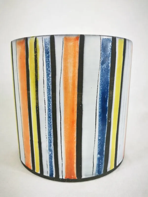 Illustration numéro 5 du produit Pot En Céramique ''farine'' Signé Roger Capron Vallauris