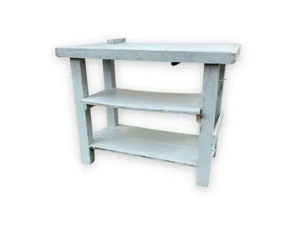 Illustration numéro 5 du produit Établi bleu en bois