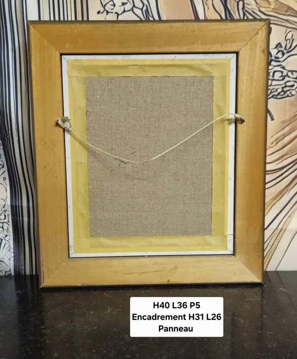 Illustration numéro 5 du produit École française – d’après Auguste Boulard – Scène de ferme animée – Huile