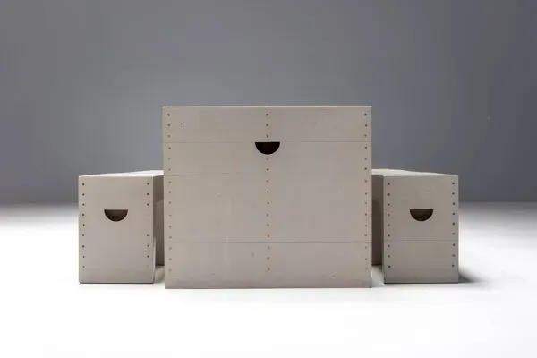 Illustration numéro 5 du produit Table d'école Bossche par Dom Hans van der Laan et Jan de Jong, Pays-Bas, 1970s