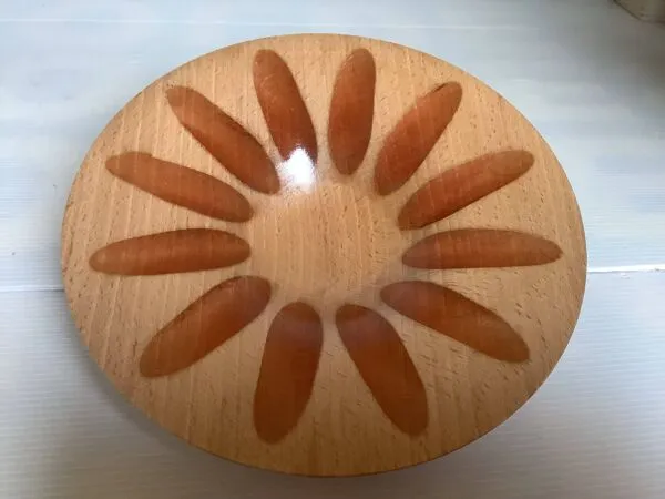 Illustration numéro 5 du produit Vide poche en bois Nopjes houtdraaiwerk fait main