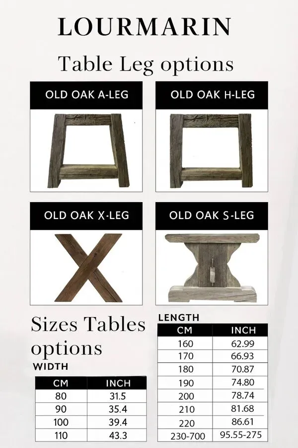Illustration numéro 5 du produit Table à manger en chêne massif