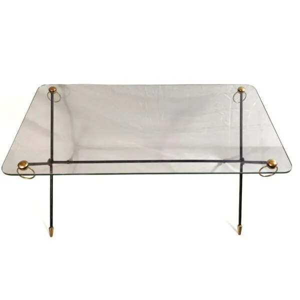 Illustration numéro 5 du produit Table Basse Modele ''x'' Par Jacques Adnet