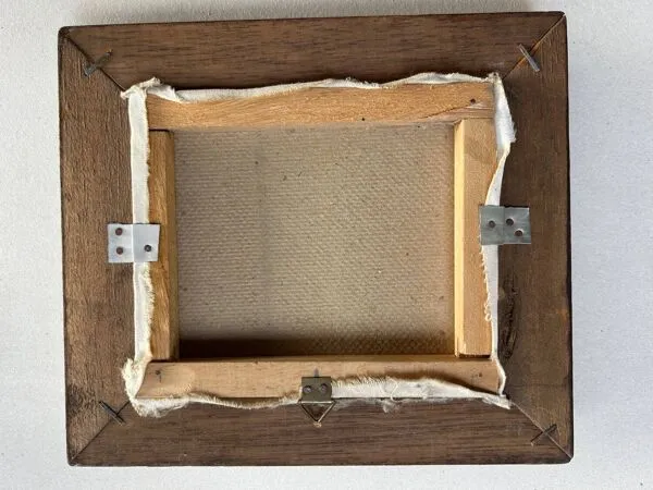 Illustration numéro 5 du produit La Ferme, École Belge XXe, huile sur toile, Ch.D