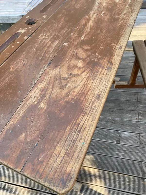 Illustration numéro 5 du produit Pupitre double d’école