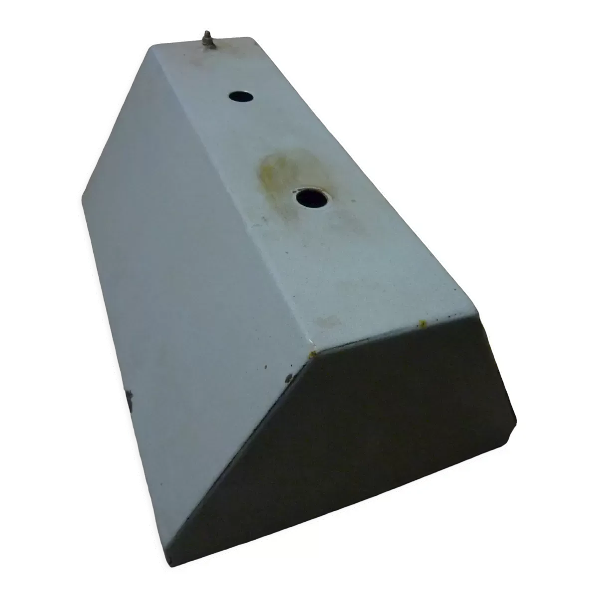 Illustration numéro 5 du produit Suspension industrielle en métal plié émaillé vintage 60s