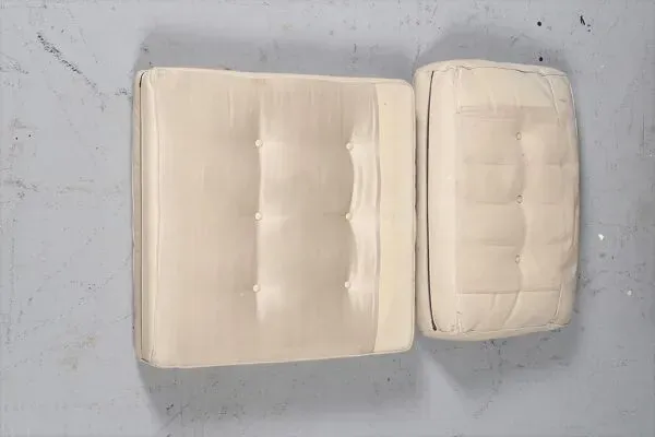 Illustration numéro 5 du produit Fauteuil club vintage en palissandre et cuir