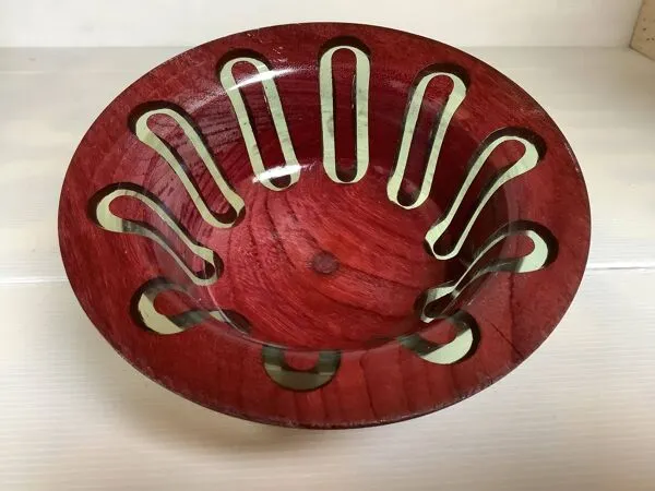 Illustration numéro 5 du produit Vide poche en bois Nopjes houtdraaiwerk fait main