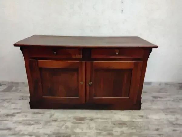 Illustration numéro 5 du produit Meuble de métier,  ancien comptoir de mercerie