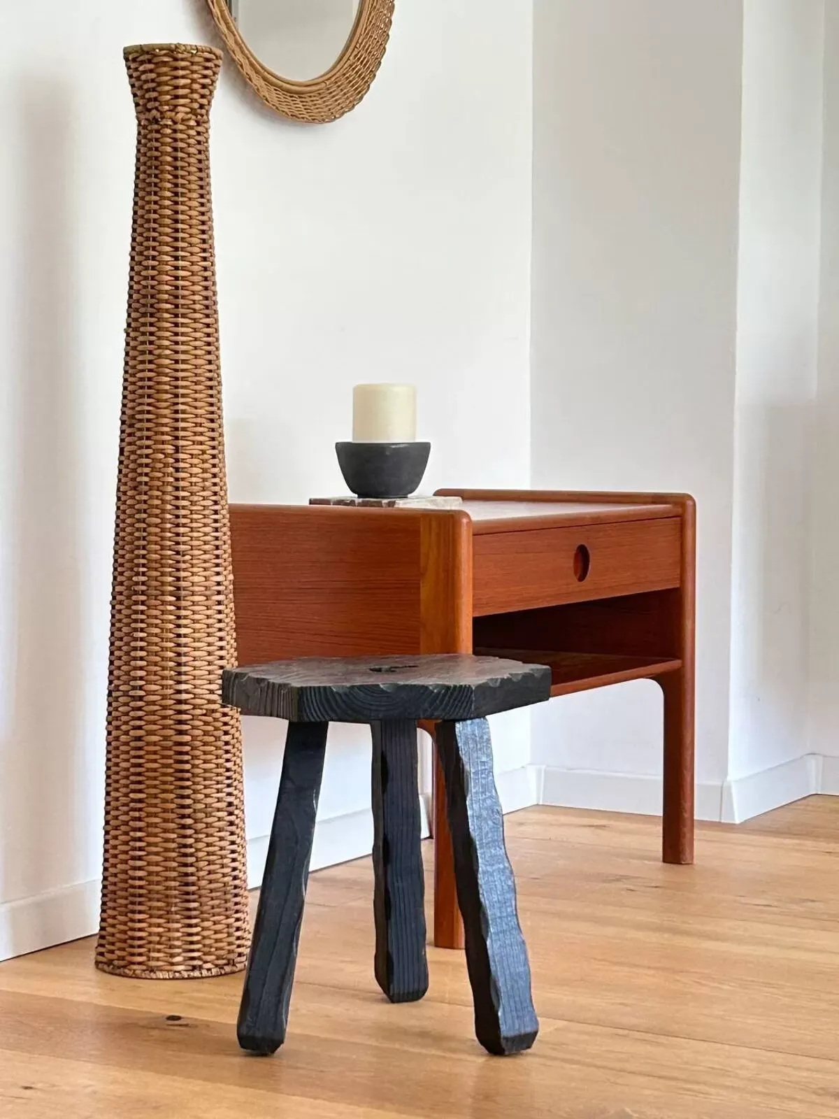 Illustration numéro 5 du produit Kai Kristiansen Table de nuit Vildbjerg Møbelfabrik VM 202 Buffet en teck