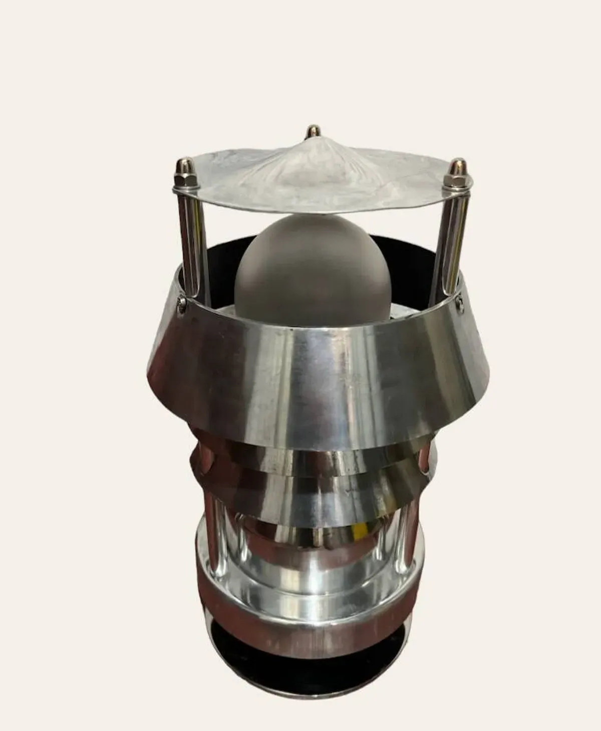 Illustration numéro 5 du produit Lampe industrielle chrome