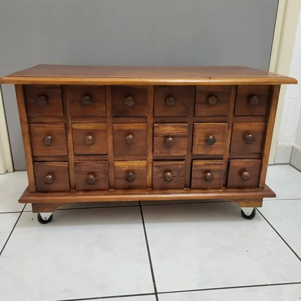 Illustration numéro 5 du produit Meuble de métier, apothicaire en  ois ,fin 19ème