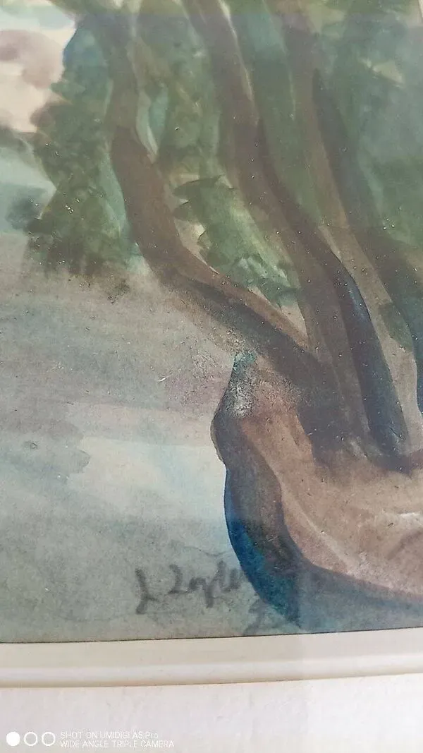 Illustration numéro 5 du produit Jacques laplace (1890-1955) aquarelle - 21 x 29 cm - signée et daté 1921