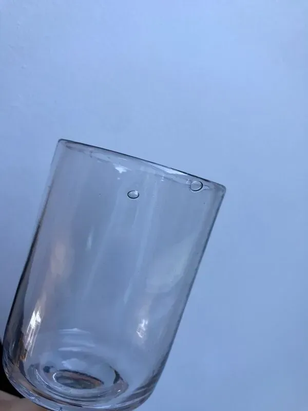 Illustration numéro 5 du produit Lot de 4 verres à vin en verre soufflé fin XIXème