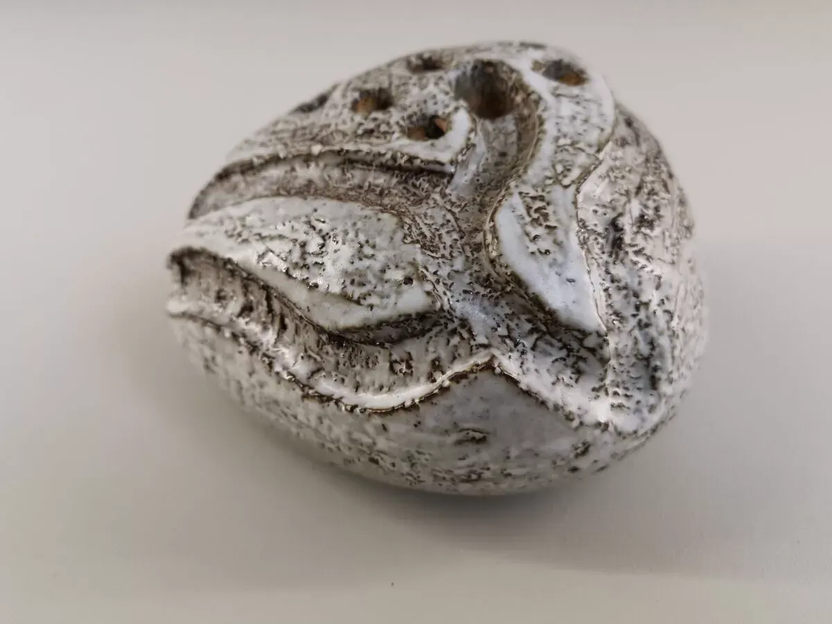 Illustration numéro 5 du produit Vase pique fleurs d'Huguette Bessone années 60