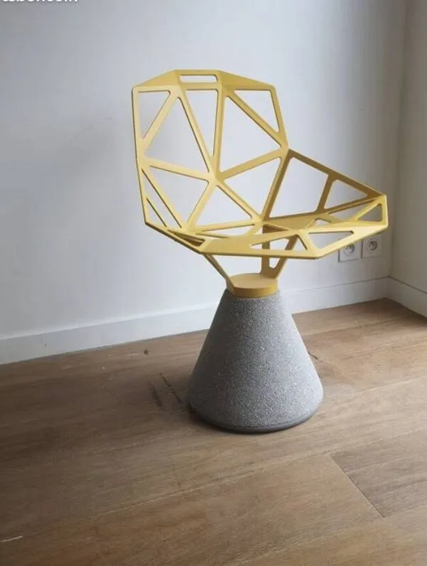 Illustration numéro 5 du produit Chair one béton Magis Jaune