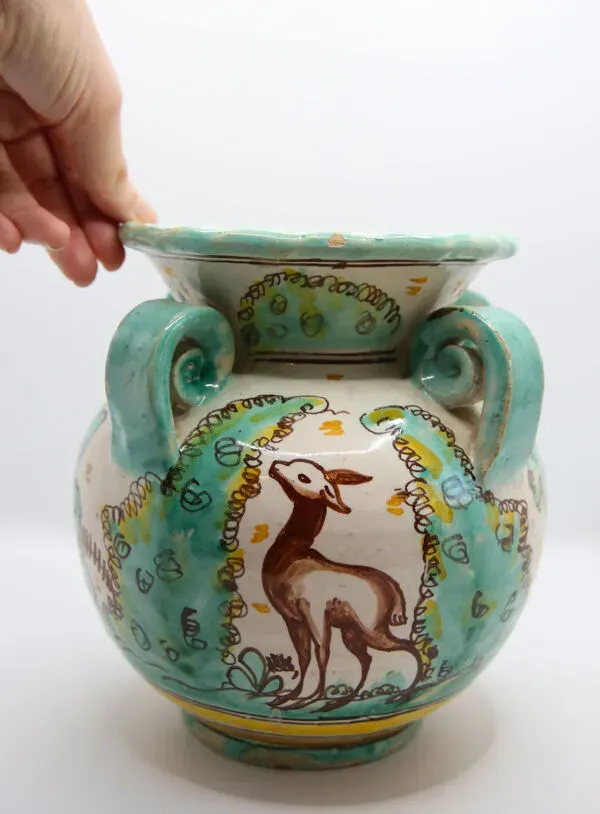 Illustration numéro 5 du produit Vase espagnol vintage ode à la nature de Arzobispo