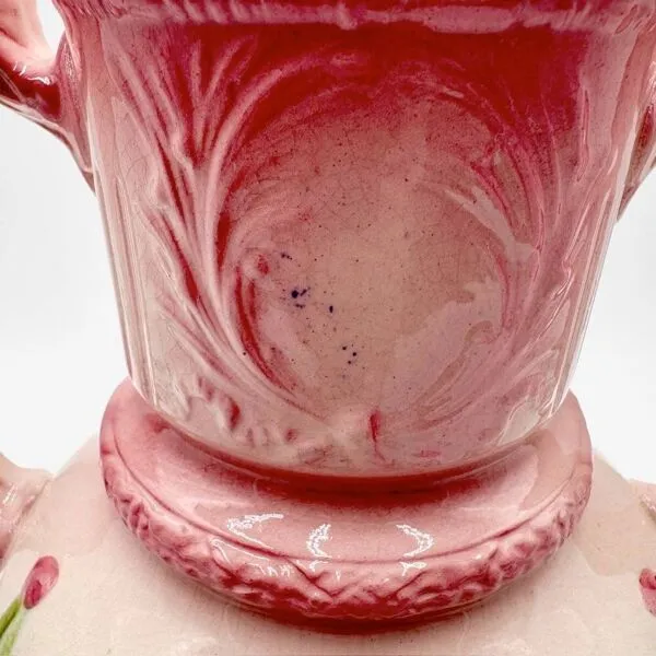 Illustration numéro 5 du produit Vase Art Nouveau en barbotine Longchamp Terre de Fer