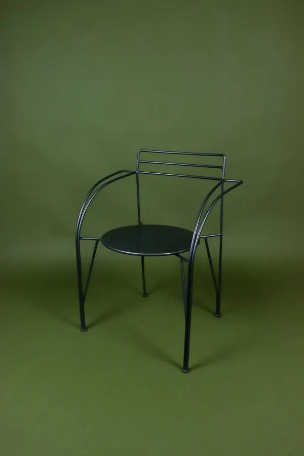 Illustration numéro 5 du produit Fauteuil Lune d'Argent Pascal Mourgue métal 1985