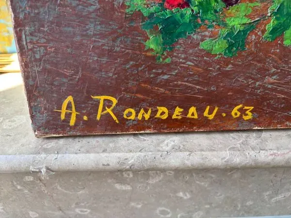 Illustration numéro 5 du produit Nature morte signée Rondeau