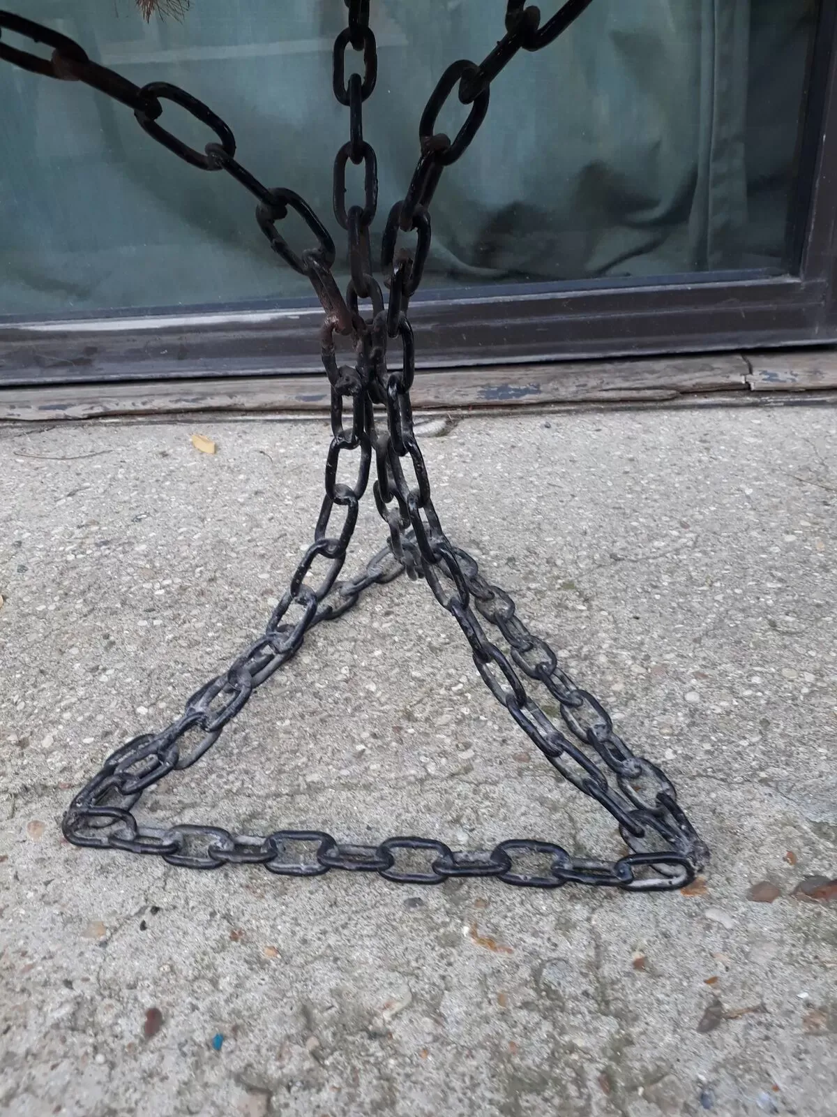 Illustration numéro 5 du produit Table basse corde et chaines