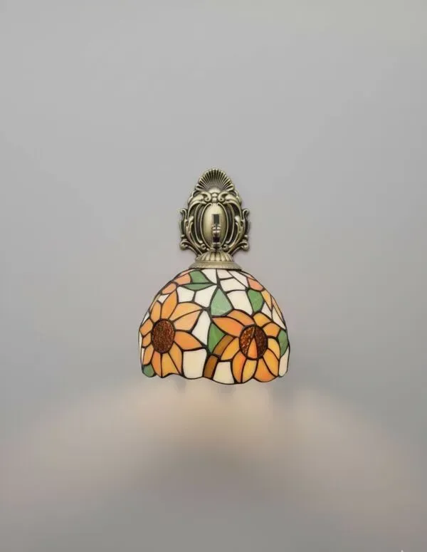 Illustration numéro 5 du produit Applique murale style tiffany