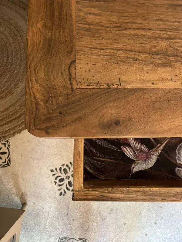 Illustration numéro 5 du produit Bureau Console Lino bois massif