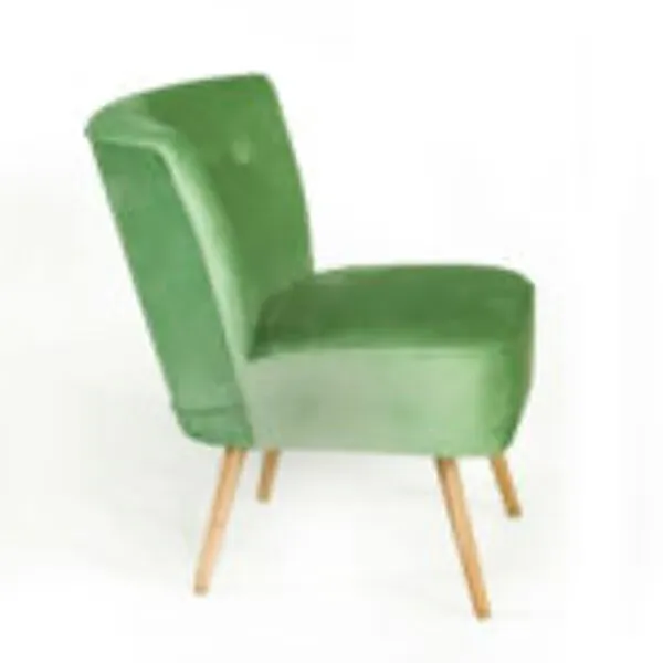 Illustration numéro 5 du produit Chaise club vert, années 60-70