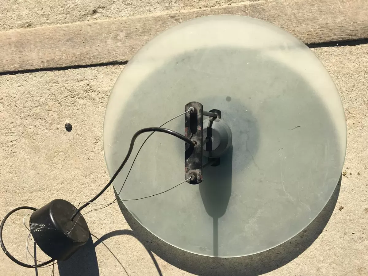 Illustration numéro 5 du produit Suspension verre design 1980