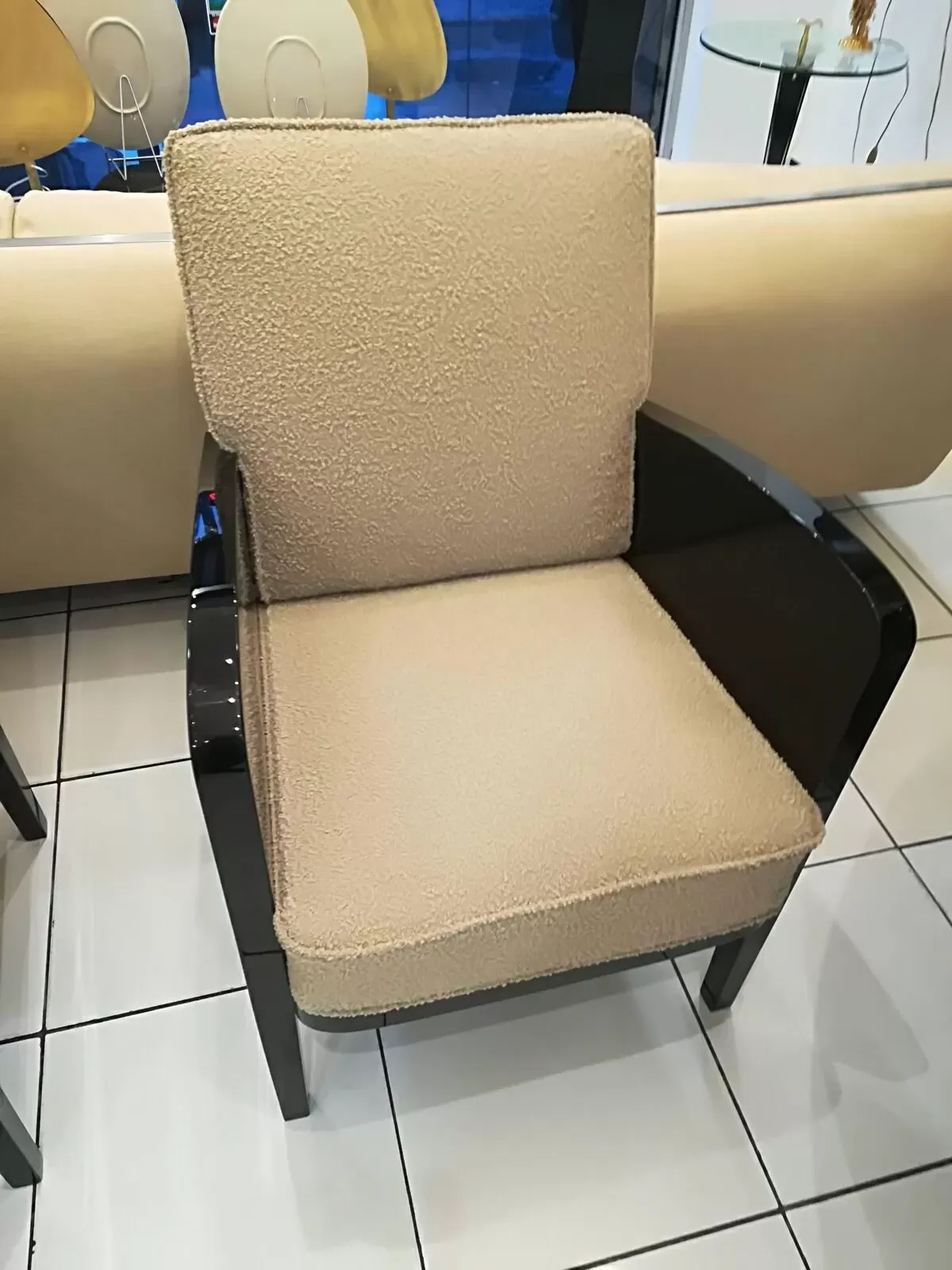 Illustration numéro 5 du produit Paire de fauteuils Damon et Berteaux art déco, français, vers 1930